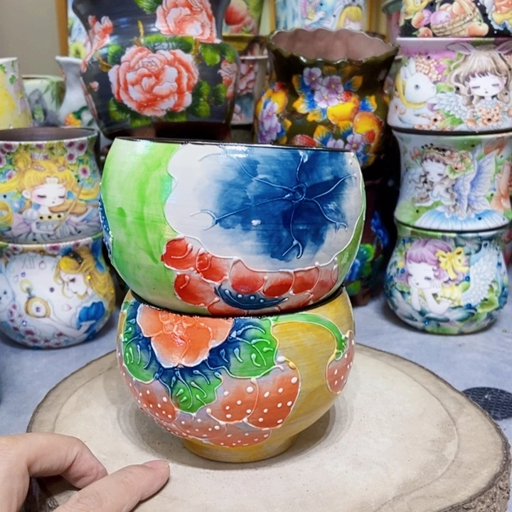 景德镇艺术手绘作品
