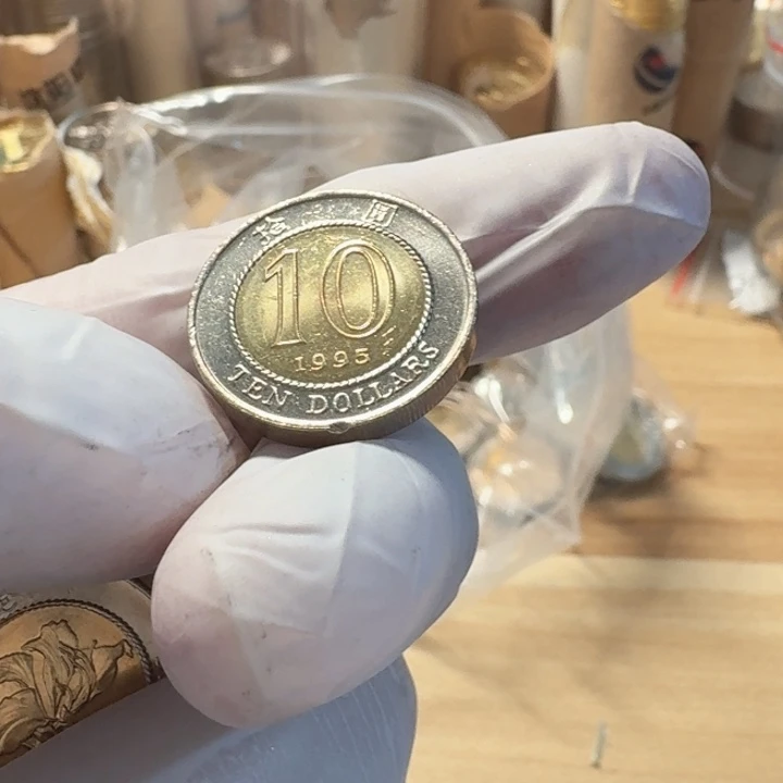 其他普通金属紫荆花10元币