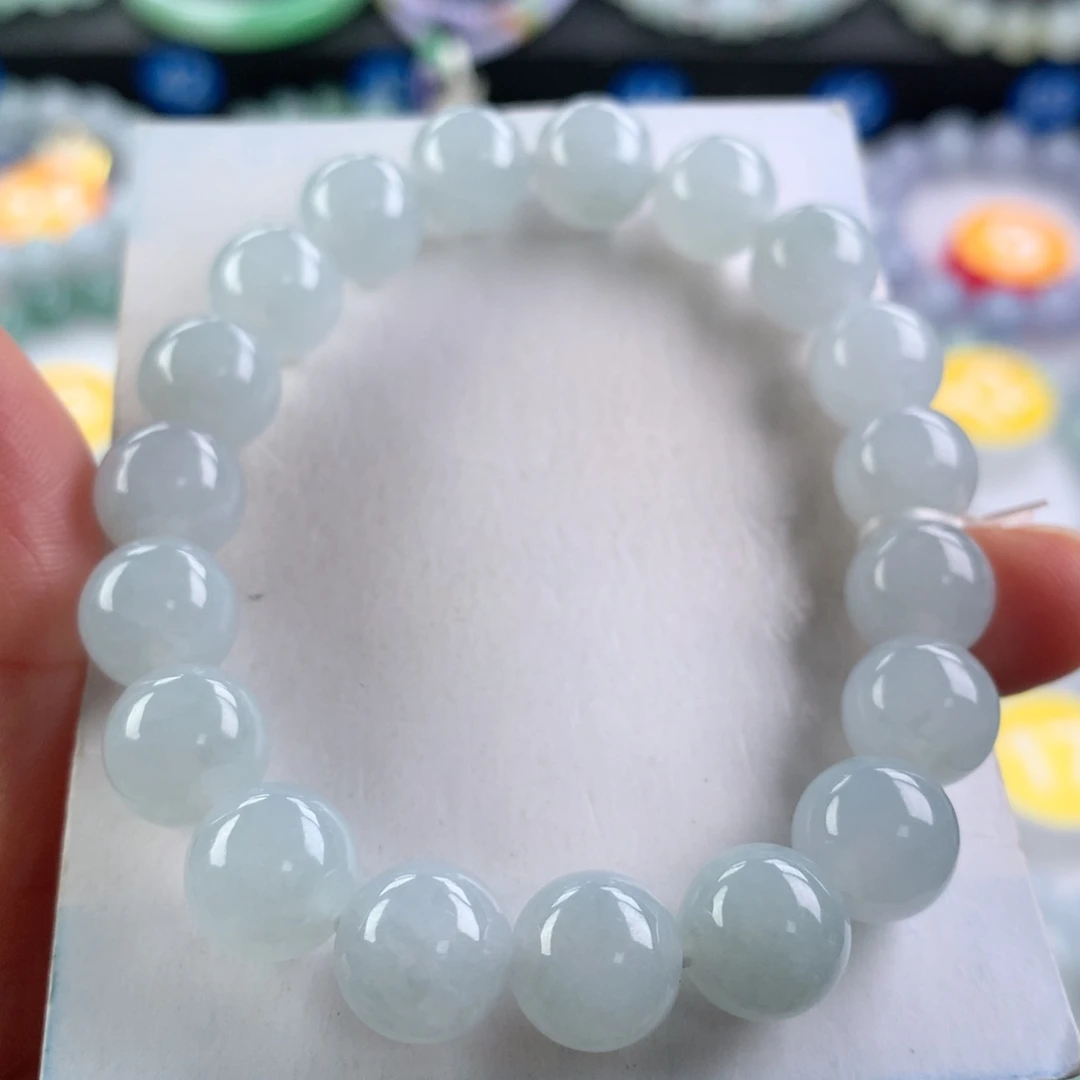 瑛***店翡翠未镶嵌手链卡10.3