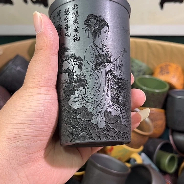 茶杯紫砂全手工紫砂主人杯