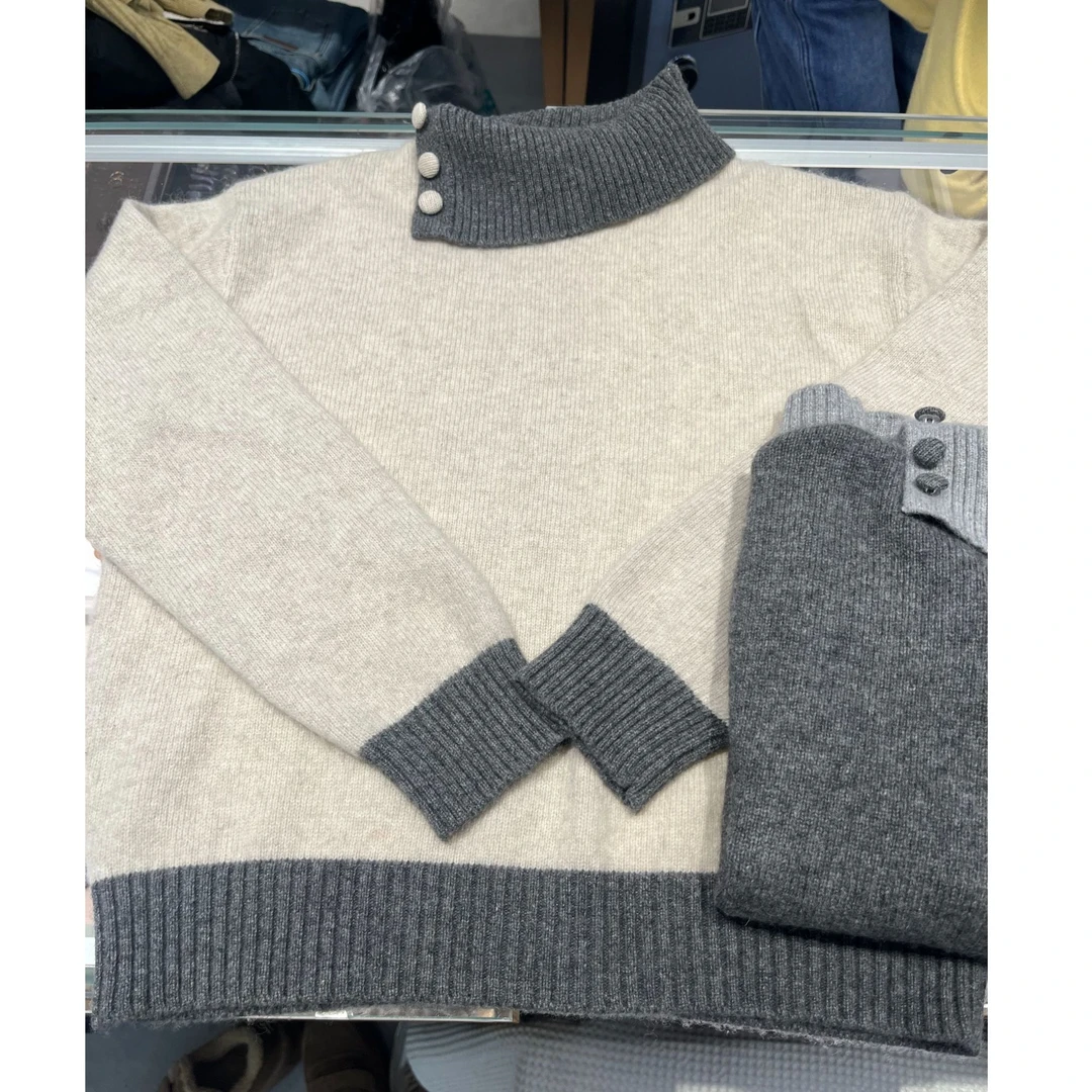 秋冬韩系百搭宽松显瘦时尚气质毛衣内搭【月见】