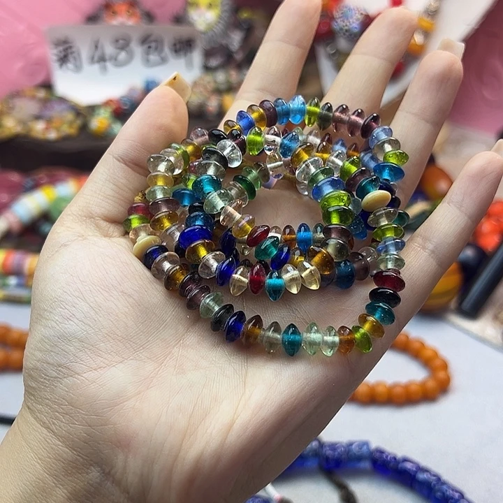 琉璃颈饰尼泊尔琉璃