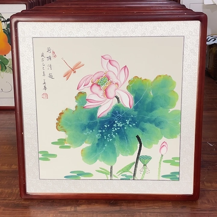 国画带框尺寸63*63厘米