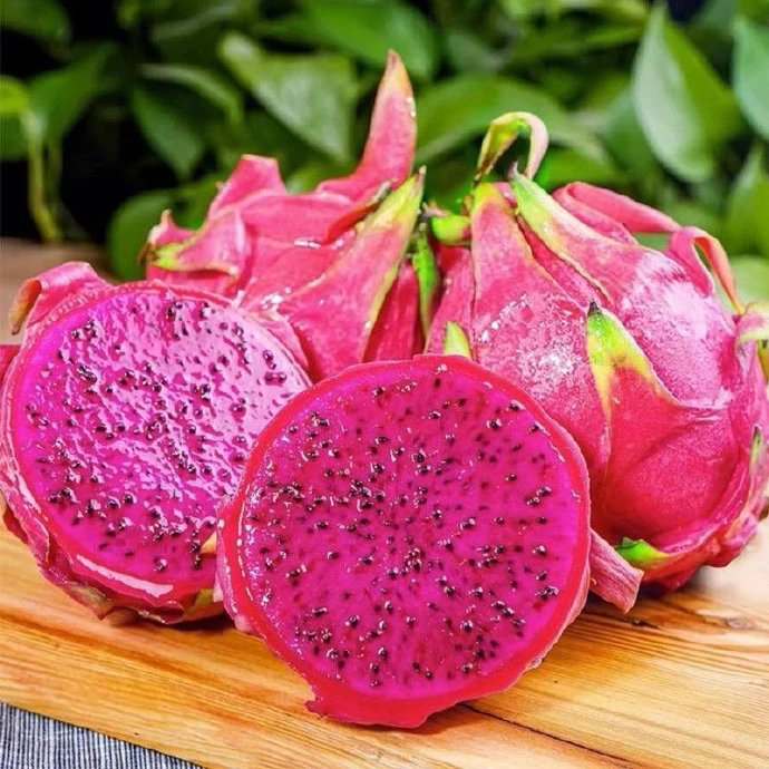 果切同城送果切红心火龙果带皮约2斤