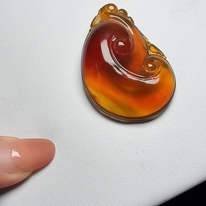 琥珀未镶嵌珠宝奇石9.6g