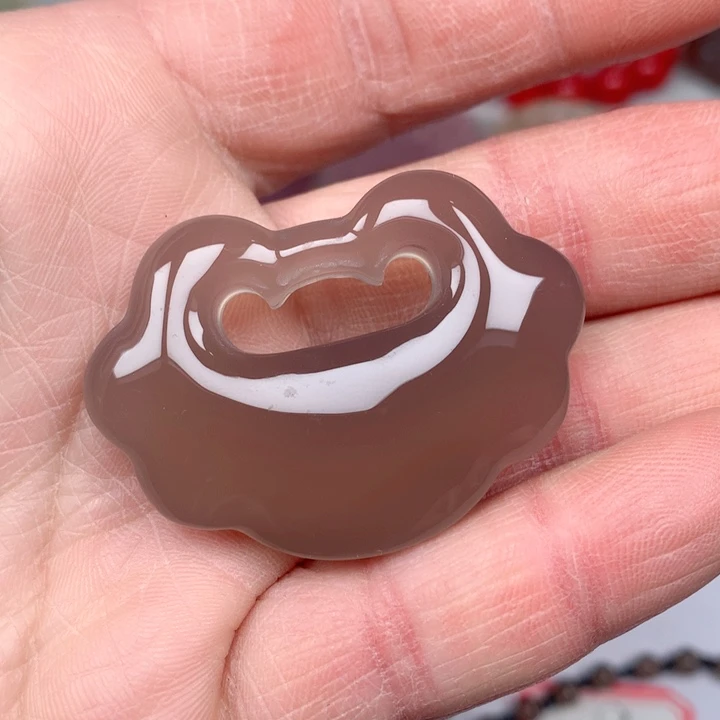 玛瑙/玉髓颈饰未镶嵌轮*