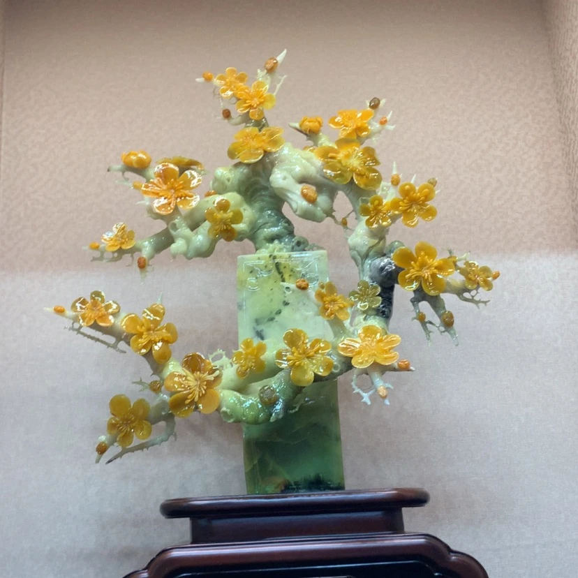 【闪购商品】未镶嵌蛇纹石玉摆件覆膜