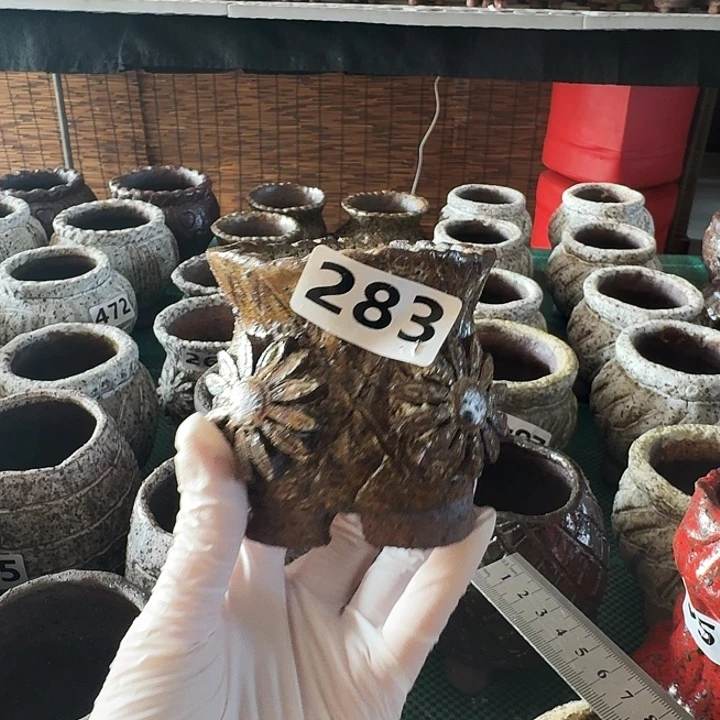 内口7高7粗陶手工制作