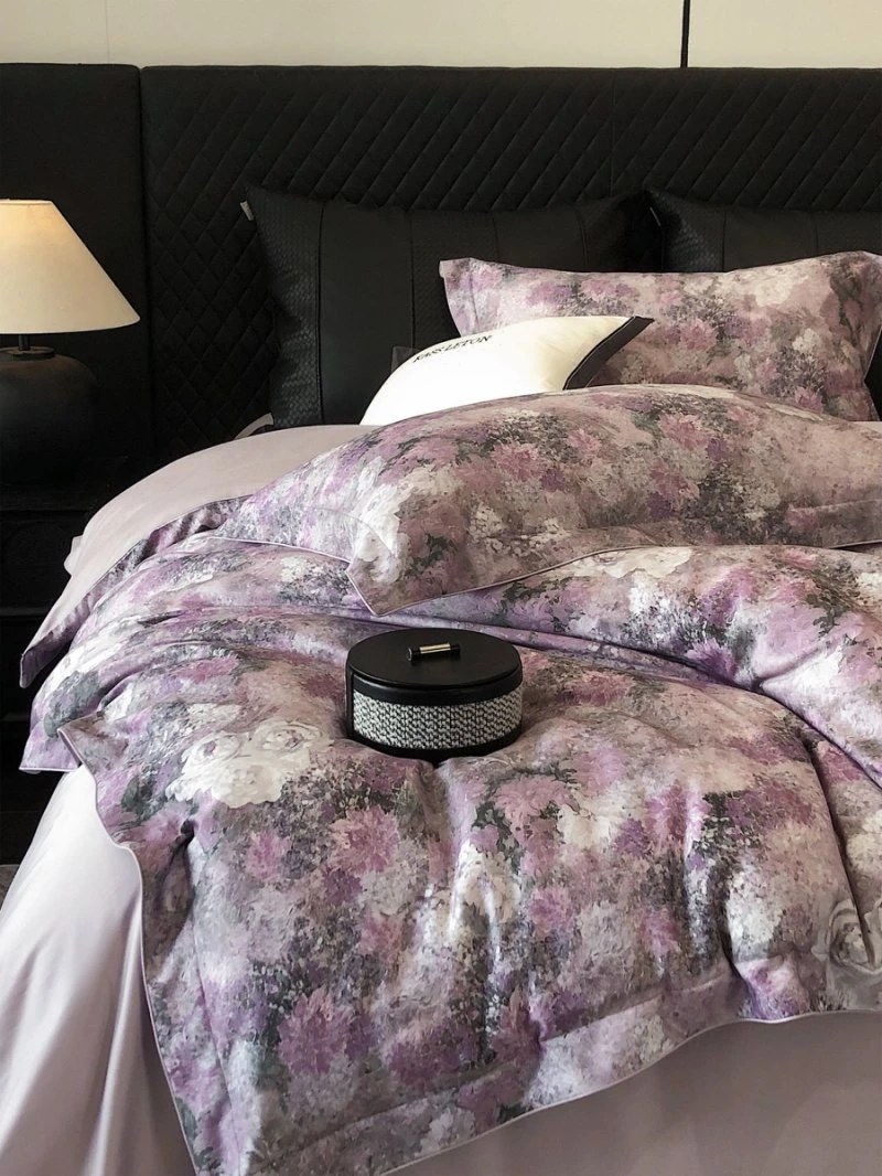 自产自销狂欢特价-鎏金双萃系列超细旦天丝棉数码印花轻奢四件套