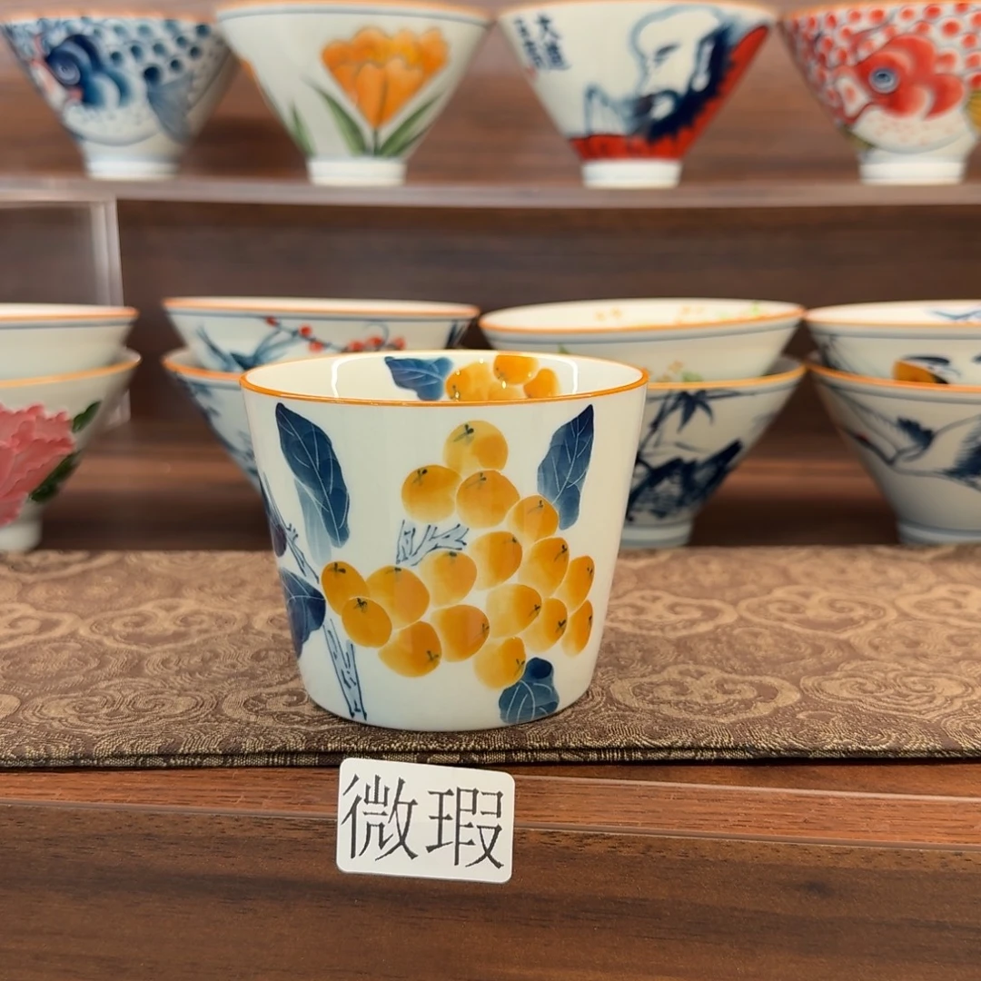 釉下彩纯手绘微瑕