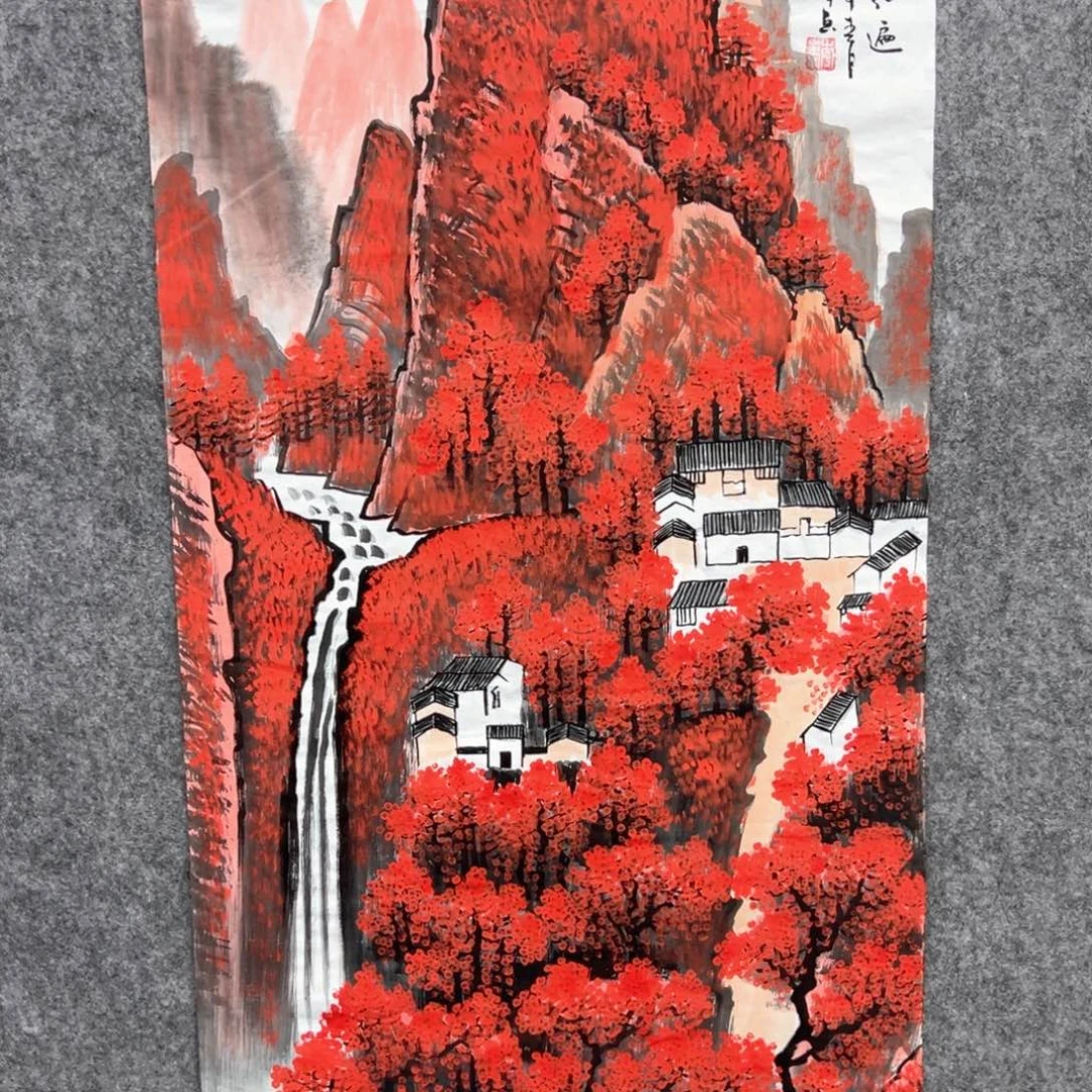 国画国画作品多次入选国内外展出