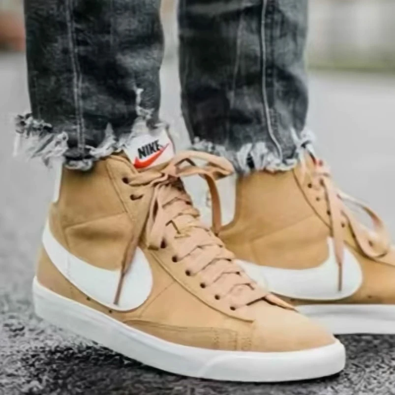 （微瑕慎拍）Nike Blazer mid 77防滑中帮板鞋女款DB5461-701-36
