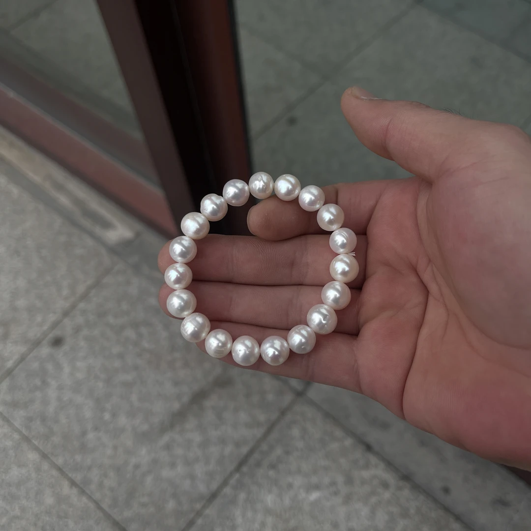 188天然珍珠灯泡手链