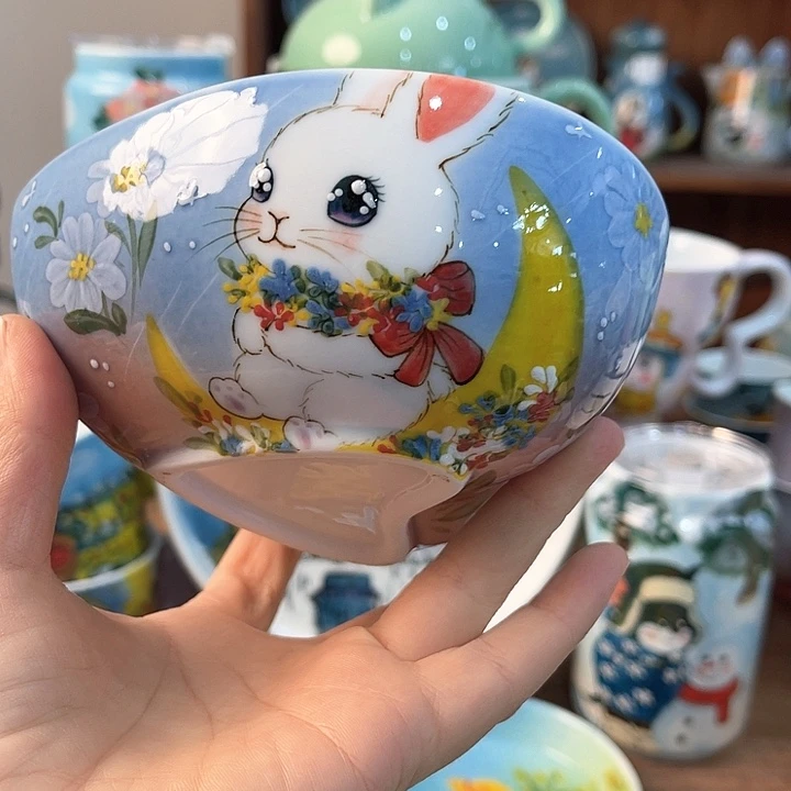 陶景德镇釉下手绘陶瓷