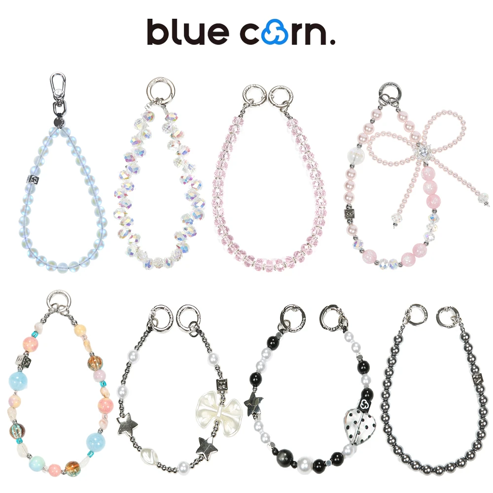 Bluecorn原创多巴胺腕带串珠创意短款手工个性通用手机挂绳
