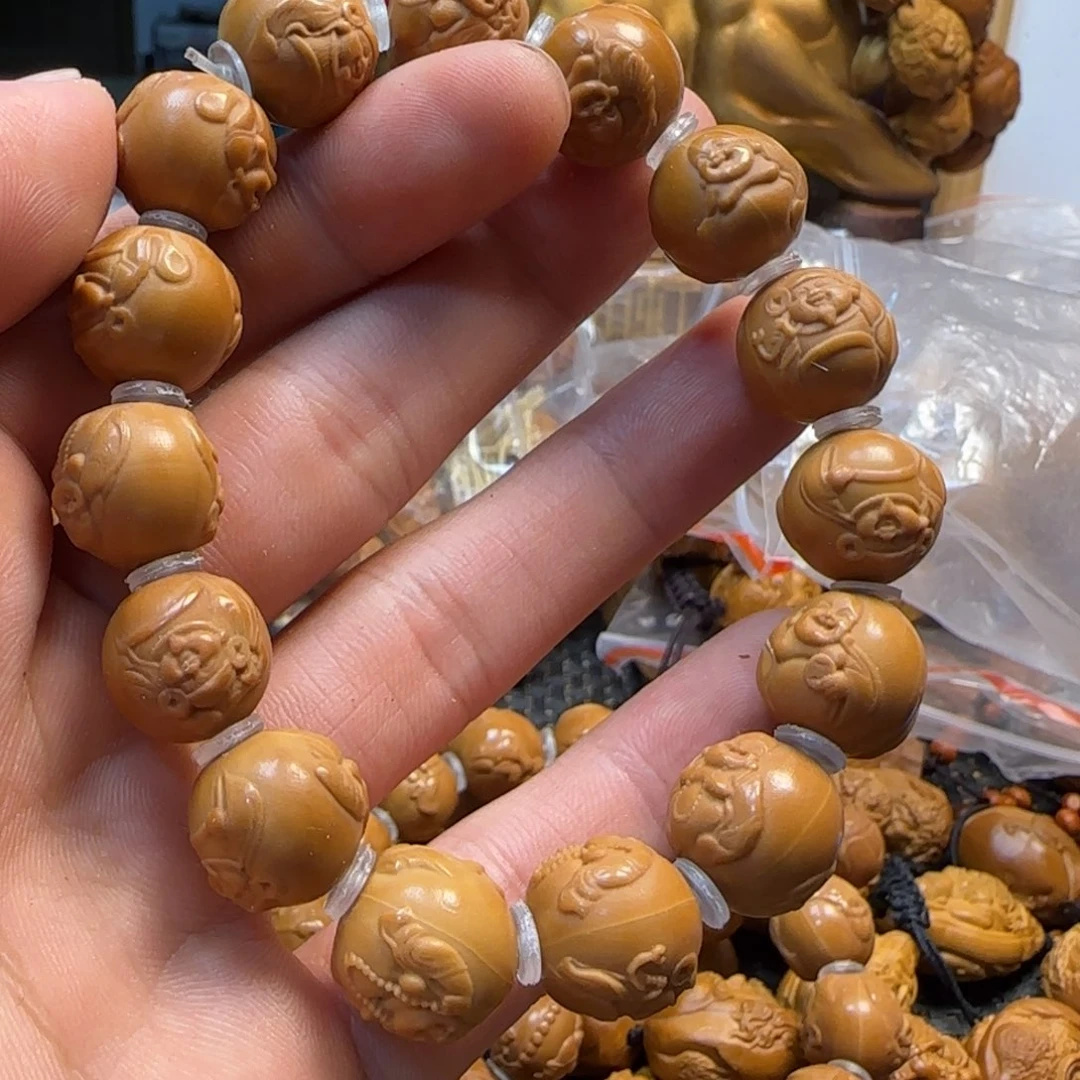 橄榄核手串/手链猴头财迷