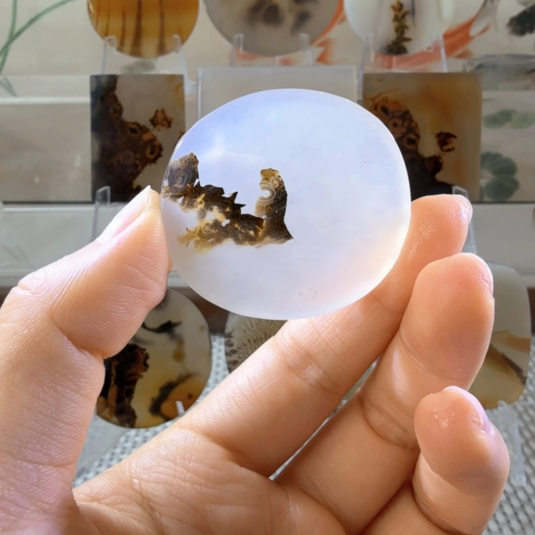 玛瑙/玉髓未镶嵌吊坠(不含链)21