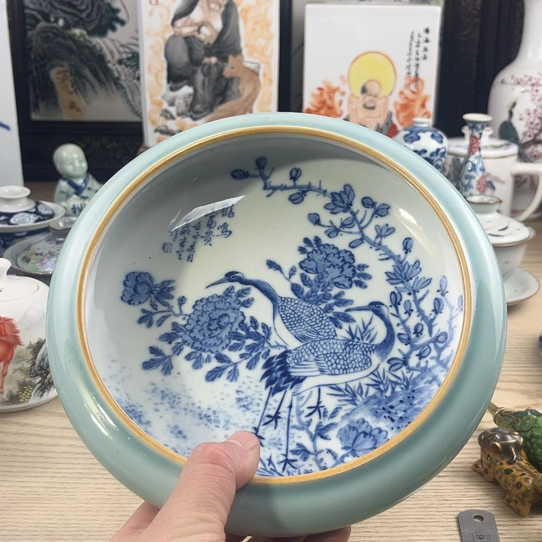 盘陶瓷赏盘手工手绘