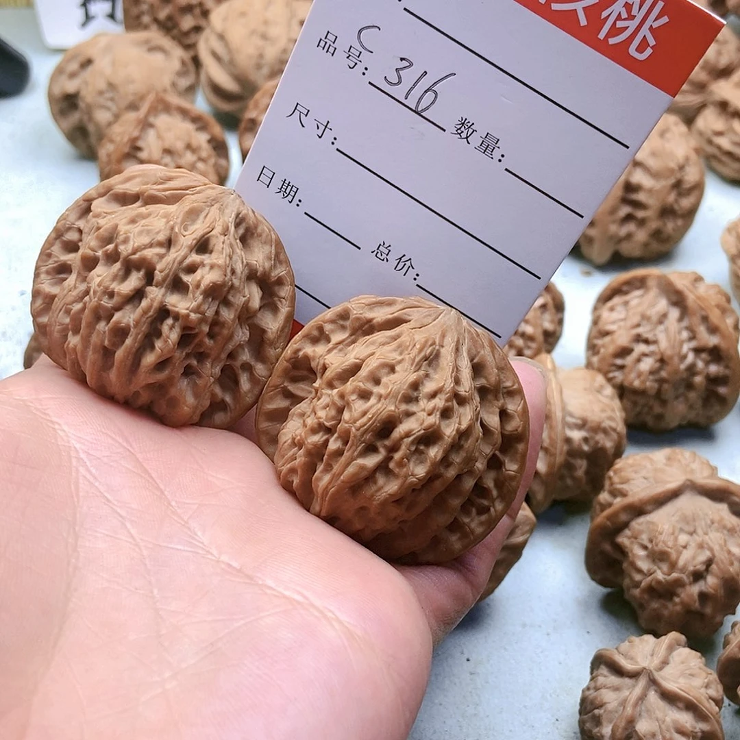 把件桃核316号全品平顶狮子头42尺