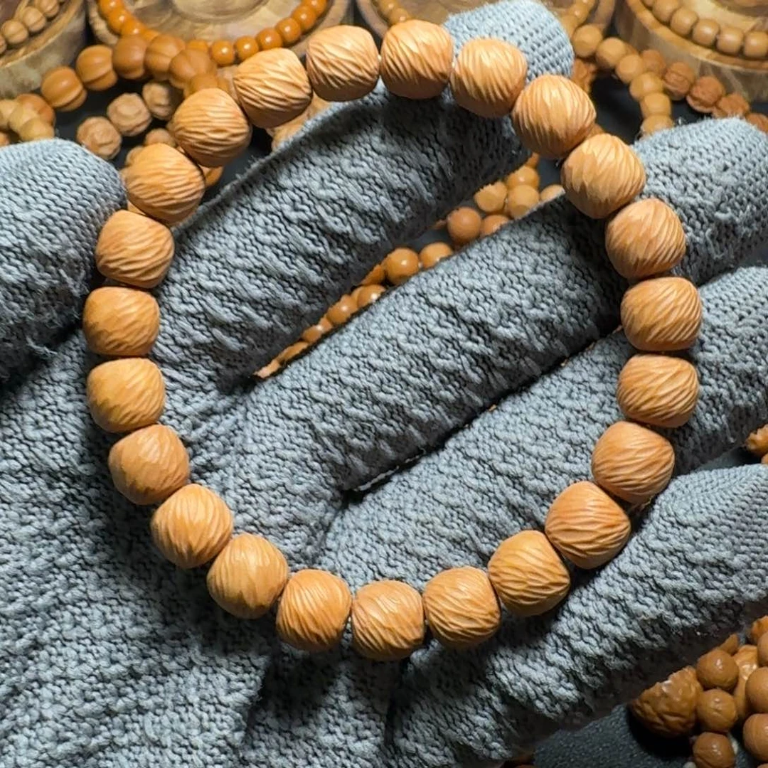 手串猴头核桃千刃云锦10mm