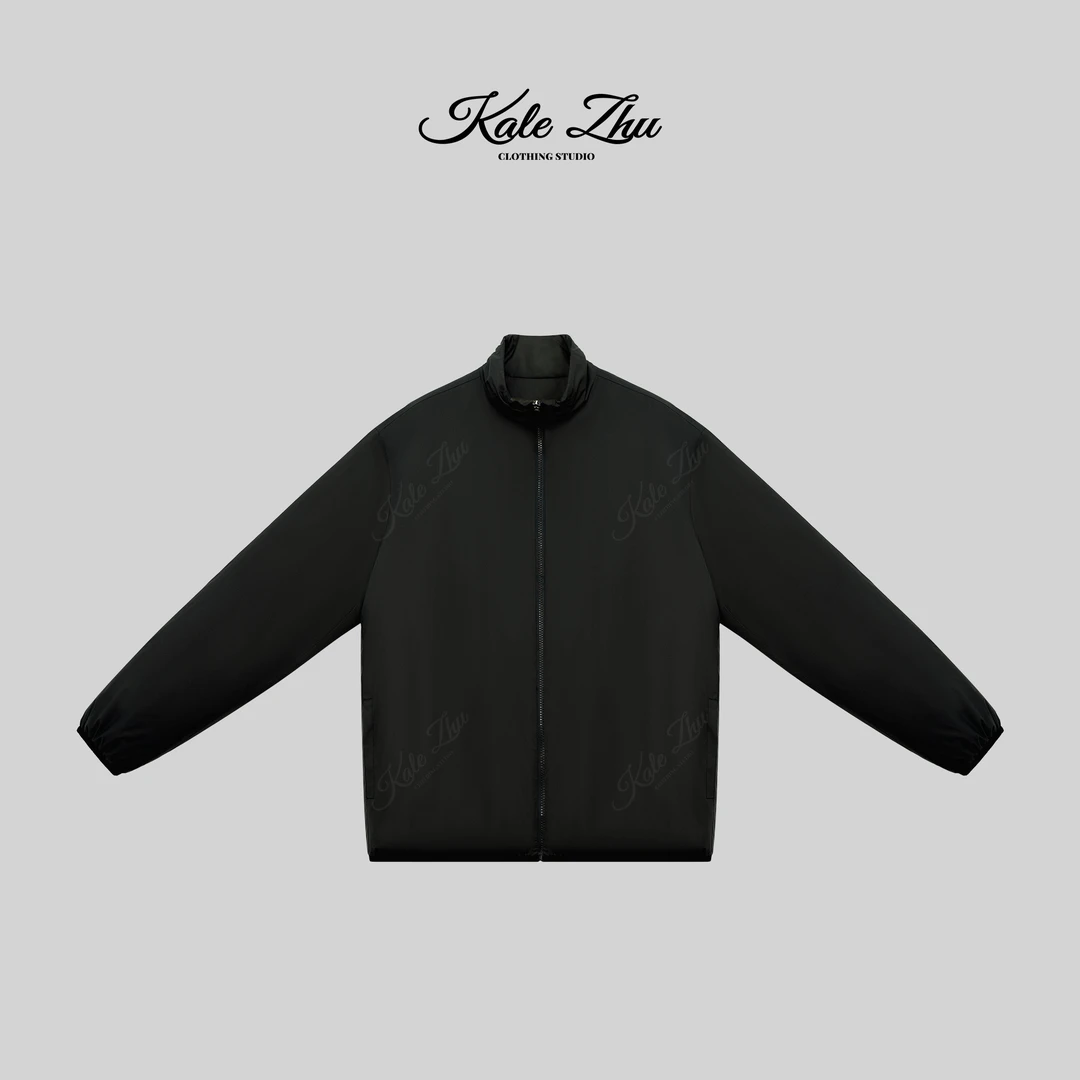 【KALE ZHU】“暖绒轻盈”直裁夹克棉服  KZZA4O089