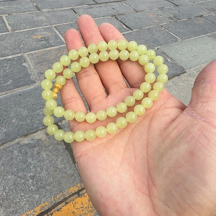 和田玉（黄玉）未镶嵌项链