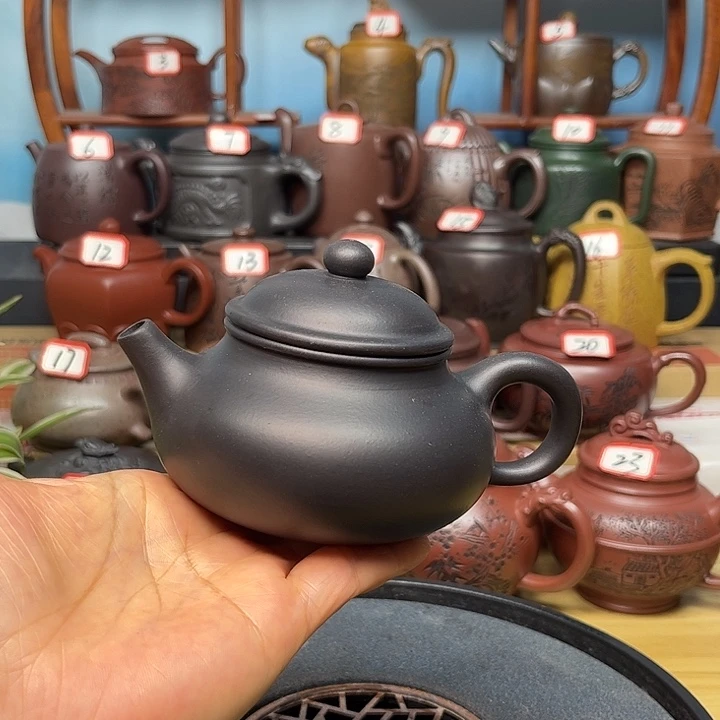 茶壶紫砂微瑕不带证书礼盒220cc