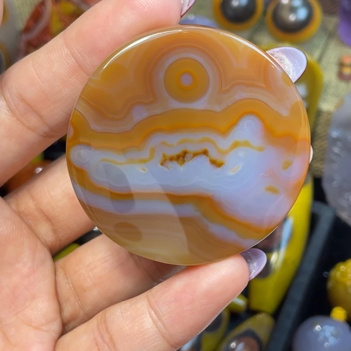 玛瑙/玉髓未镶嵌珠宝奇石尚品拨云见日1500