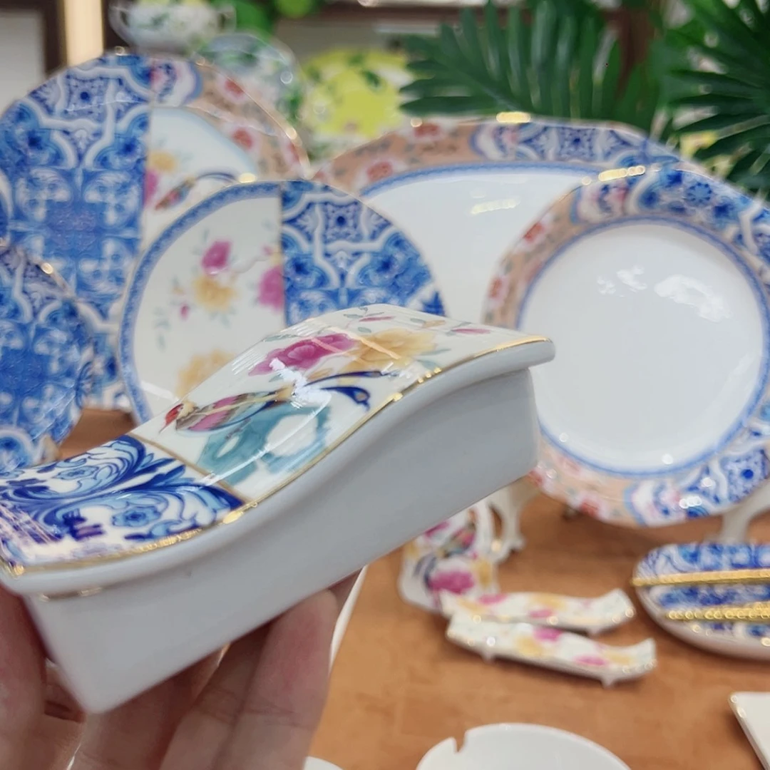 【闪购商品】骨瓷牙签盒：