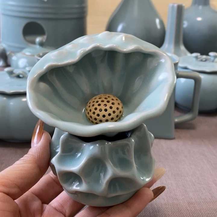 瓷片茶漏一一一一一一一