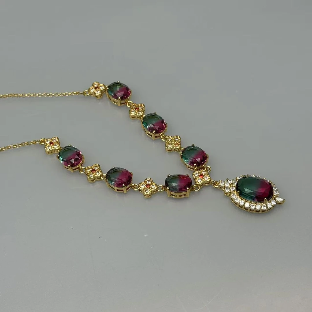 弘D024七彩碧首饰 新款时尚百搭男女款   多样性发其一