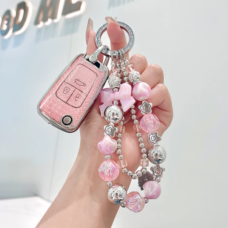 适用雪佛兰汽车钥匙套科鲁泽迈锐宝科沃兹科鲁兹女生赛欧扣保护壳