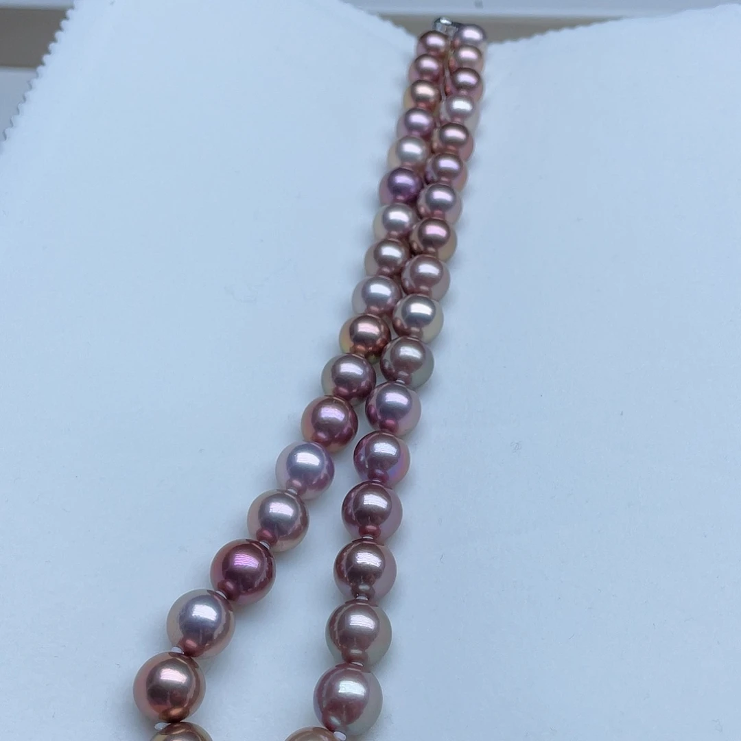 淡水珍珠颈饰银S925镶嵌