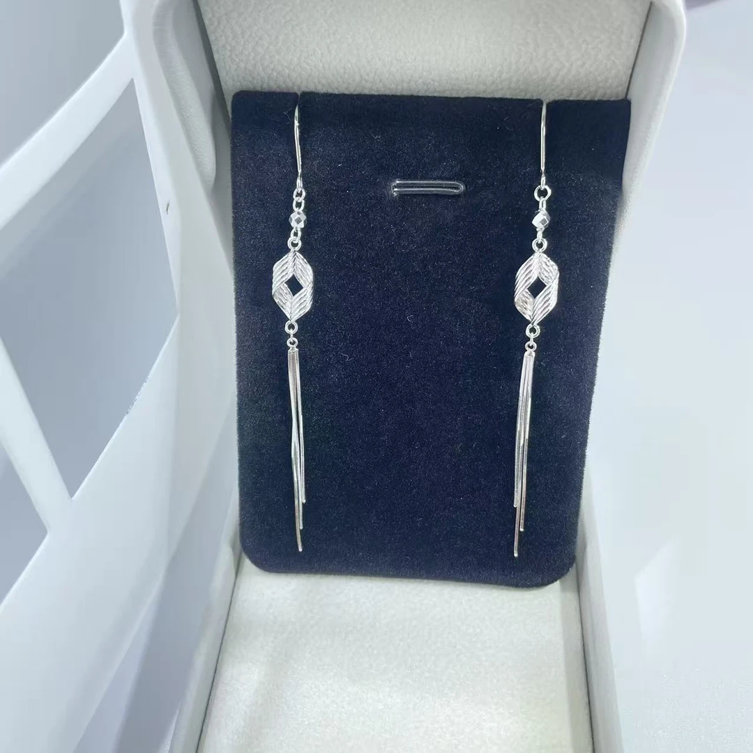 PT950 铂金耳饰 轻奢时尚耳钩 气质时尚 长约7.9cm S 31017