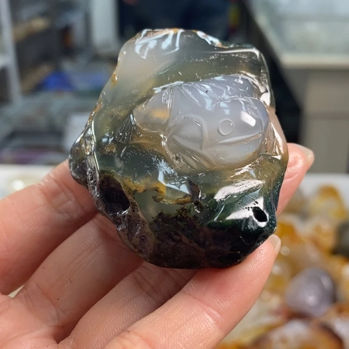 玛瑙/玉髓吊坠(不含链)未镶嵌