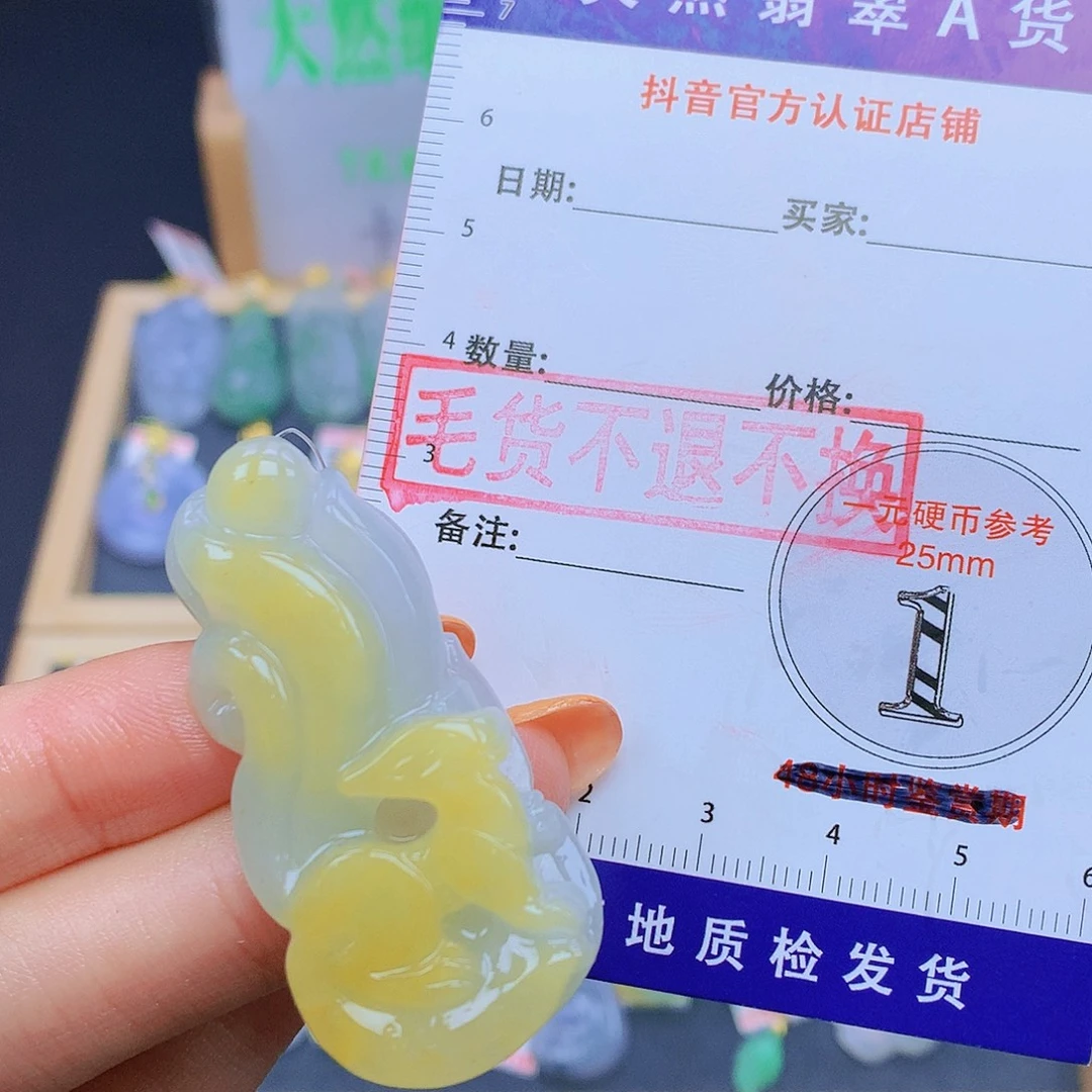 翡翠未镶嵌颈饰翡翠