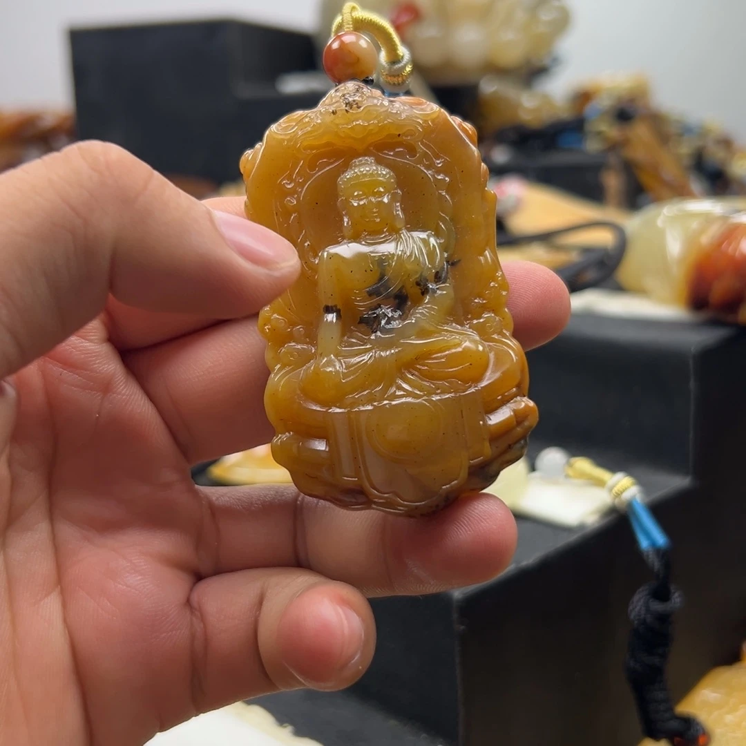 石英质玉（黄龙玉）未镶嵌黄龙玉