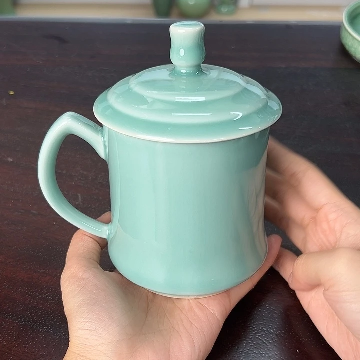 龙泉云间青瓷小米茶器
