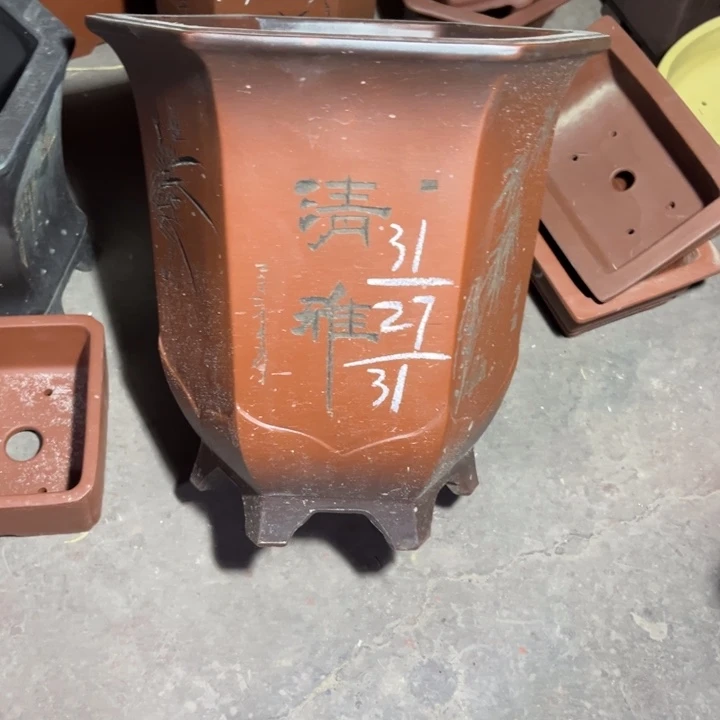 紫砂花盆紫砂花盆
