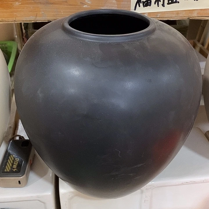 摆件陶盆有孔 微瑕介意勿拍