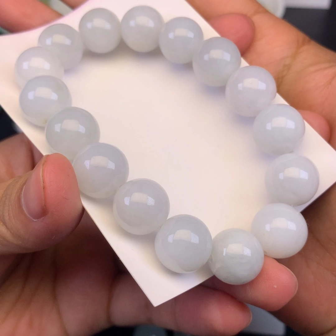 翡翠未镶嵌颈饰天然缅甸翡翠A货12.5