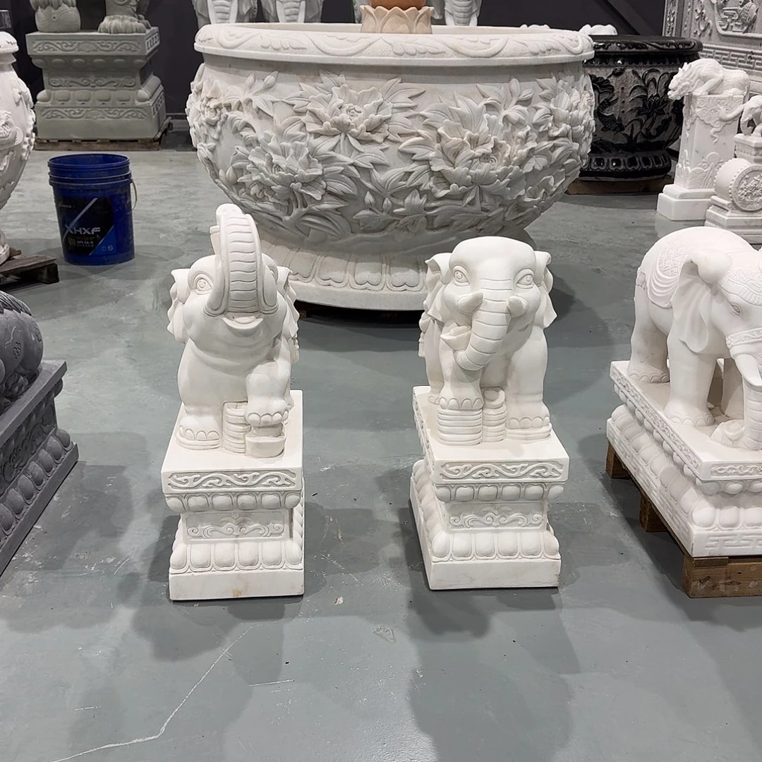 金****广西石高60汉白玉小象/对定金