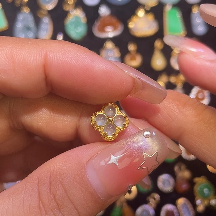 翡翠银S925镶嵌颈饰