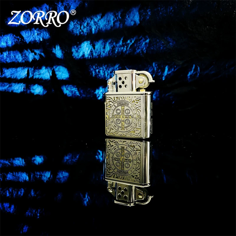 ZORRO典藏版康斯坦丁老九门火机煤油燃料打火机老式怀旧