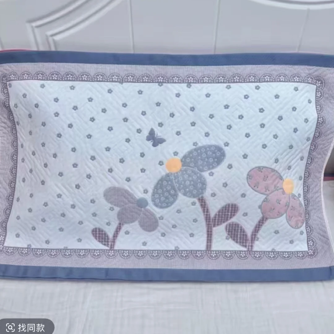 细沙加厚枕巾尺寸约52×78
