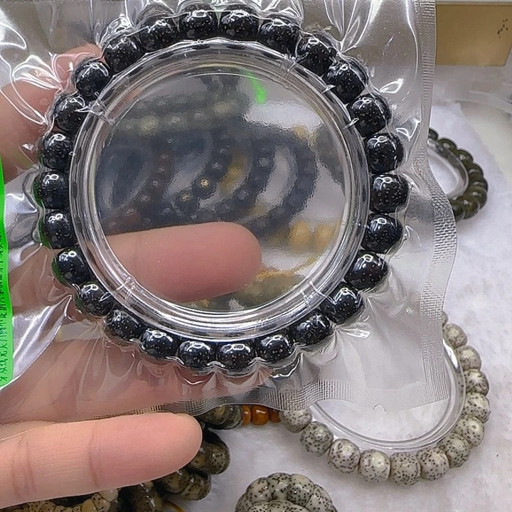 星月菩提手串44傲世黑金星月菩提98单圈