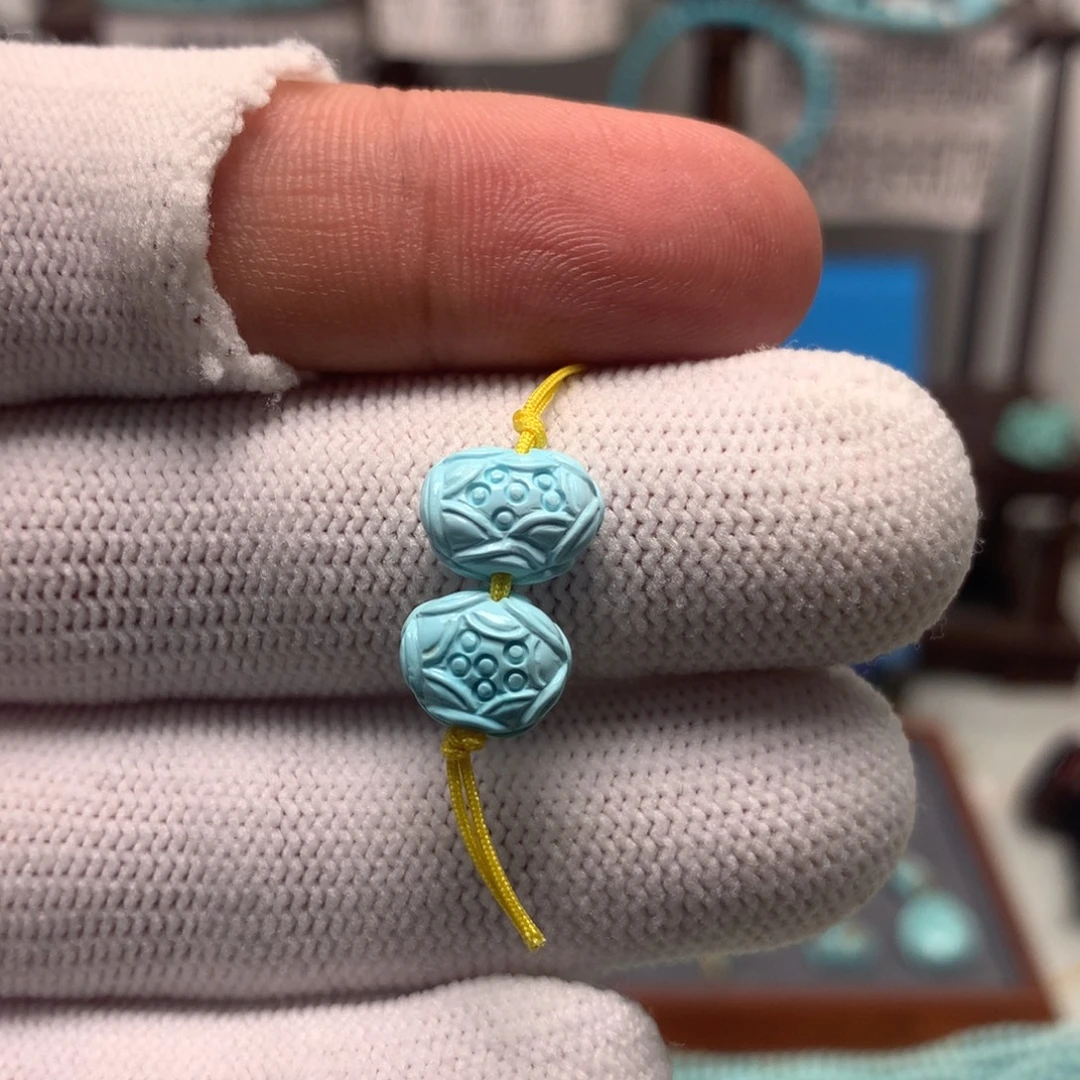 绿松石未镶嵌挂件