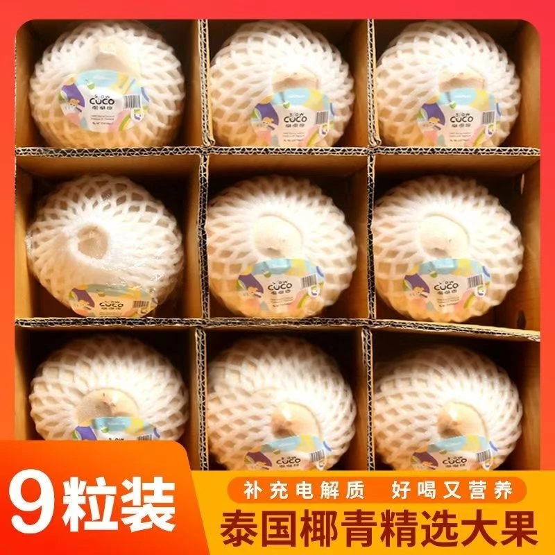 【果老表 购物团粉丝福利广东次日达】泰国香水椰青原装新鲜进口泰国香水椰整箱广东省