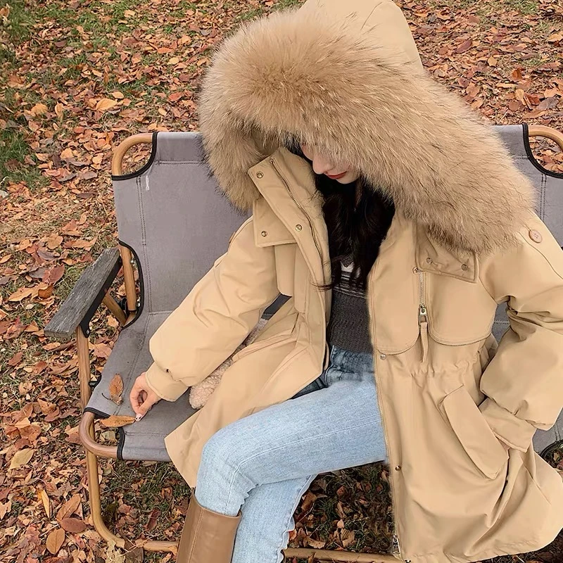 《冬意托卡》派克厚外套女