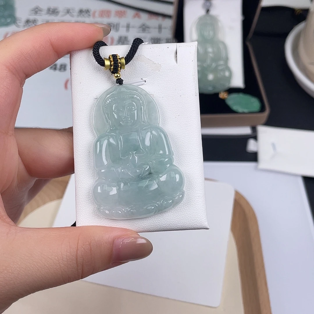 翡翠未镶嵌颈饰za033-1